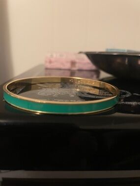Kate Spade Teal Enamel Bangle Bracelet - Women's Jewelry